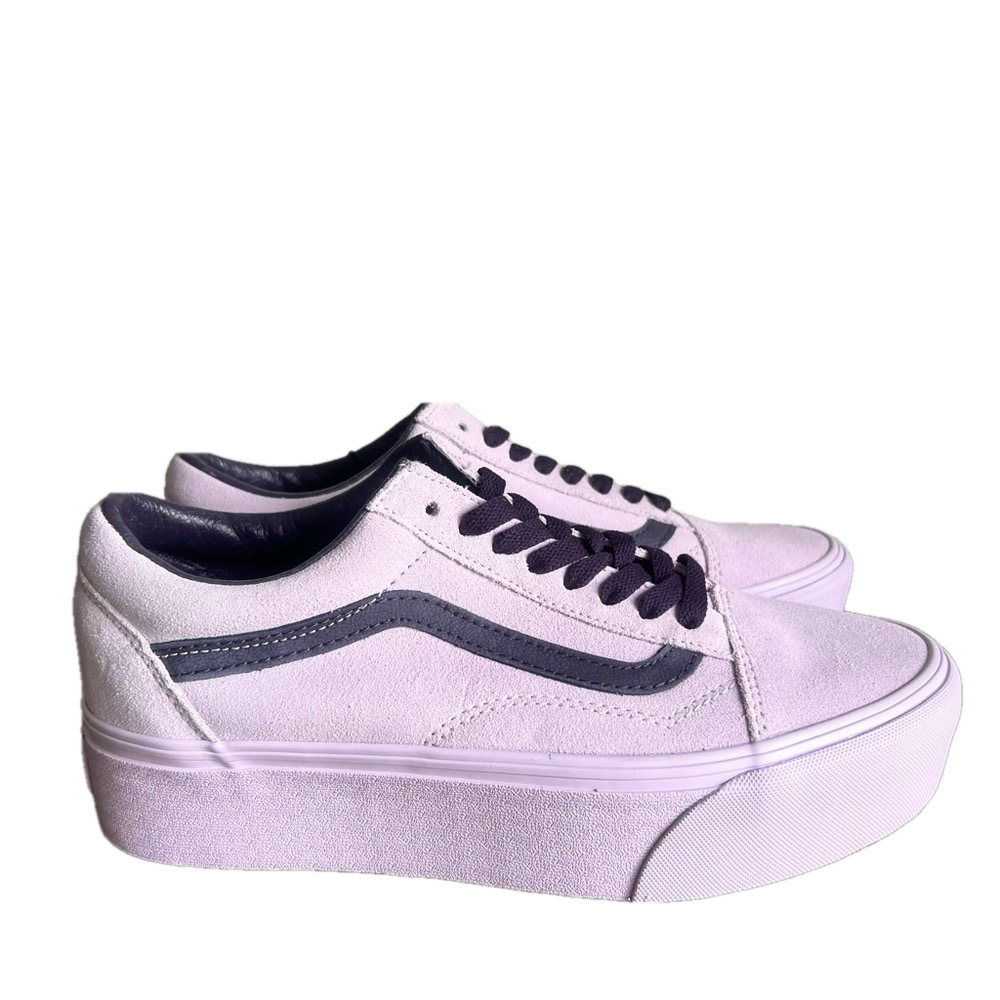 Vans NEW Unisex Old Skool Suede Lavender Shoe Size 8 or 9.5 #217